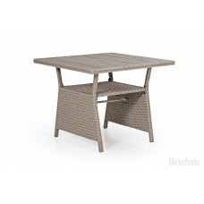 Soho стол 86x86 см, бежевый/коричневый, 2317S-23-6