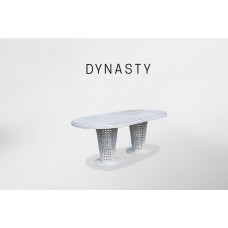 DYNASTY стол обеденный WHITE MUSHROOM 200x100
