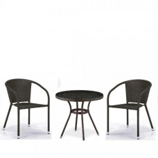 Комплект мебели 2+1 AFM-T282ANT/Y137C-W53 Brown 2Pcs