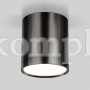 Накладной светодиодный светильник DLR024 6W 4200K Черный жемчуг