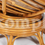 Кресло-качалка "PAPASAN" w 23/01 B с подушкой, Honey (мед), ткань Оранжевый, С 23