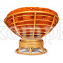 Кресло-качалка "PAPASAN" w 23/01 B с подушкой, Honey (мед), ткань Оранжевый, С 23