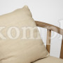 Кресло Secret de Maison SANTANA (mod. 20-13) красное дерево/ткань хлопок, 85*78*72 см, Античный дуб/ткань бежевая, ткань FP 028