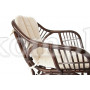 Комплект для отдыха SONOMA (стол круглый (со стеклом)+2 кресла+диван ) с подушками, ротанг