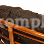 Кресло-качалка "PAPASAN" w 23/01 B с подушкой, Cognac (коньяк), ткань Коричневый, 3М7-147